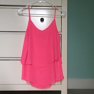 Bright pink Francesca’s tank